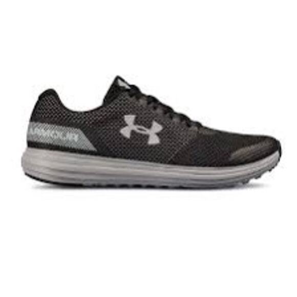 UNDER ARMOUR WOMEN’S SURGE RUNNING SHOE in Black and Gray Size 9 - Picture 1 of 7